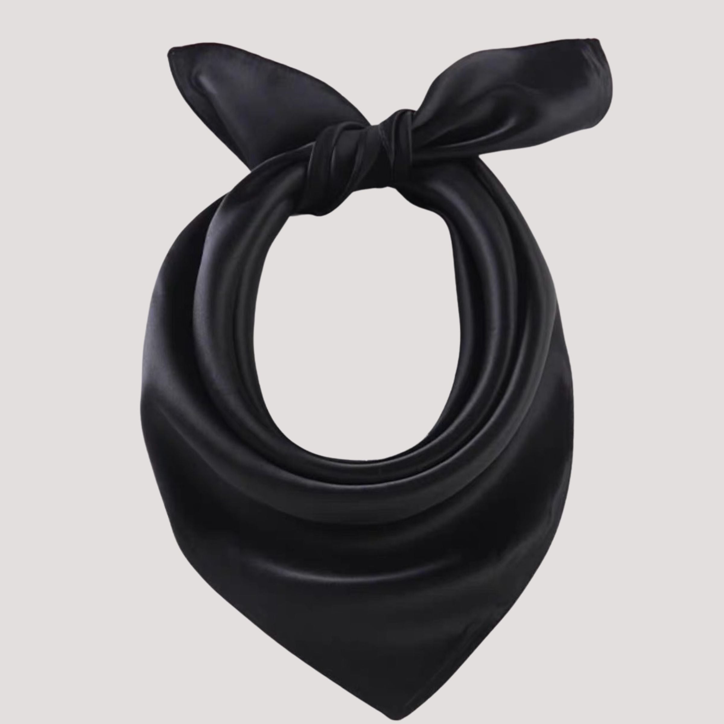 Effen zijden sjaal (vierkant)