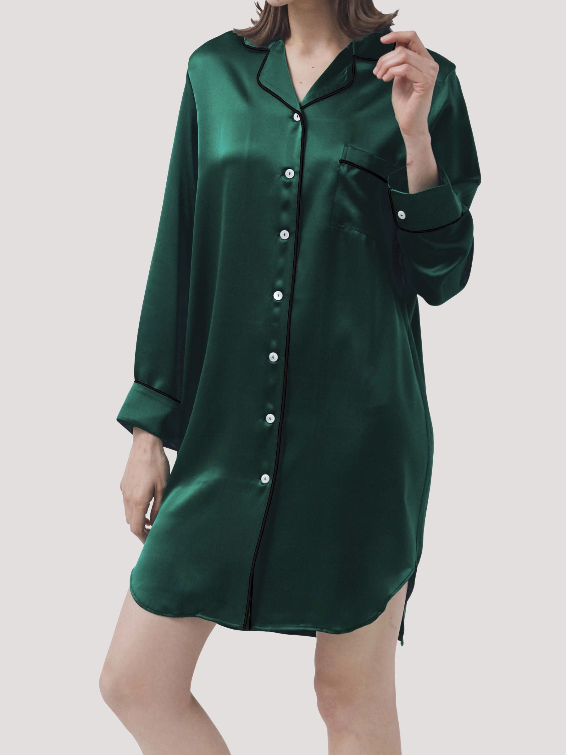 Chemise de nuit en soie femmes