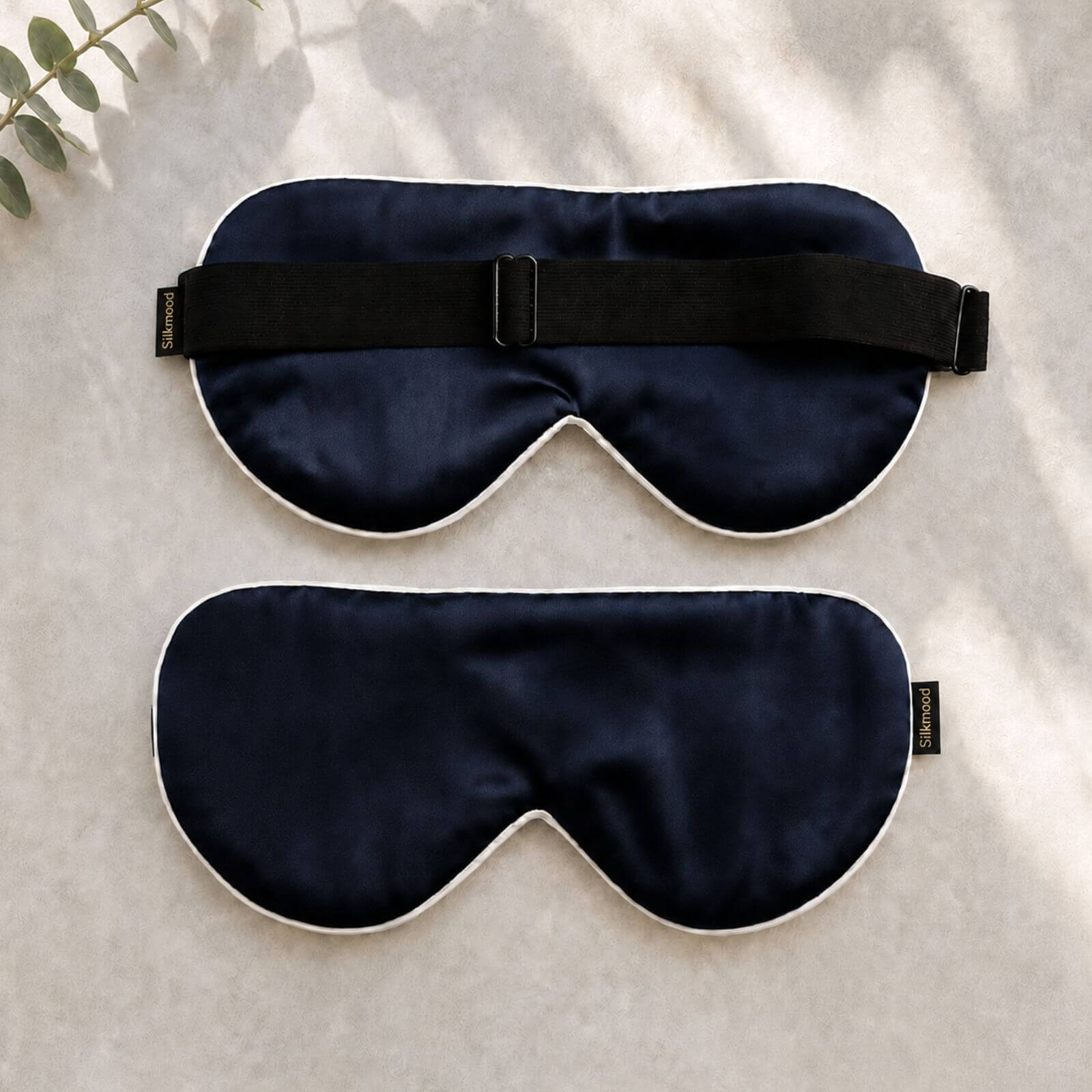 Zijden oogmasker (verstelbare band)