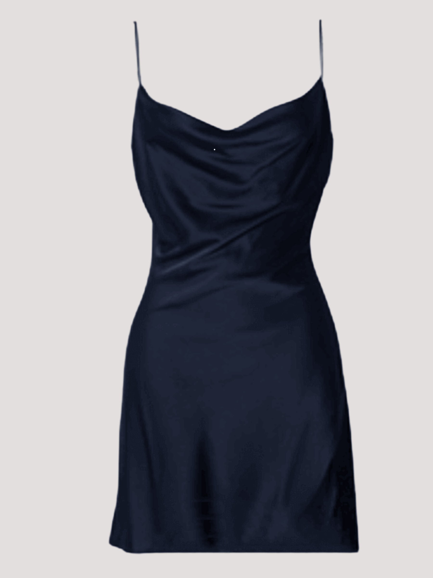 Zijden nachthemd met bandjes