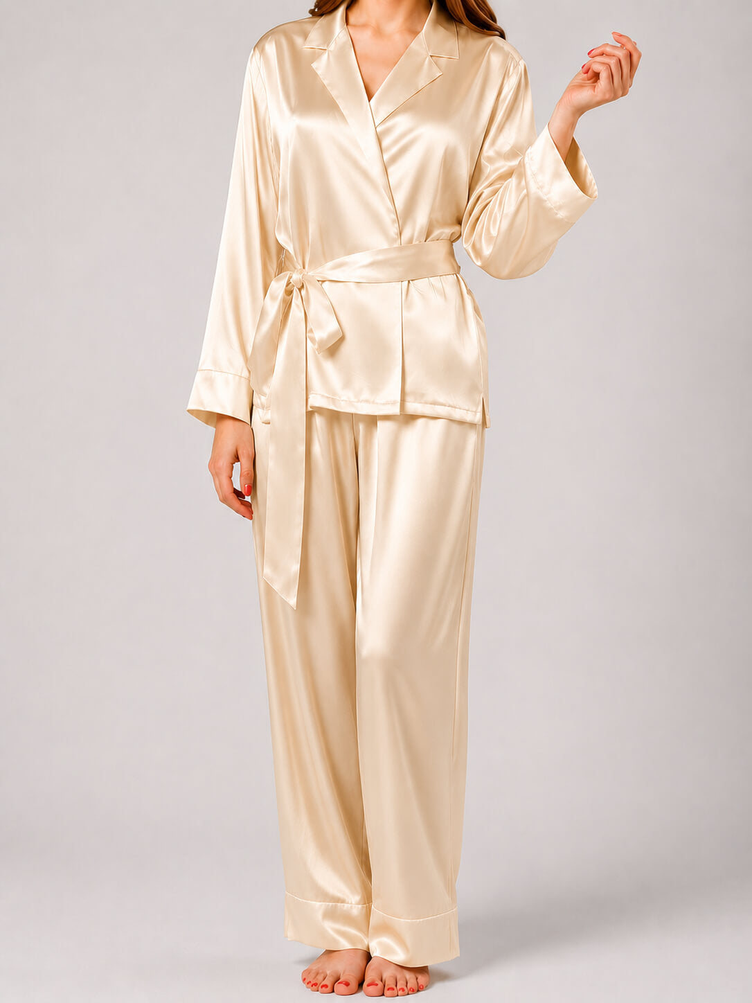 Women's Silk Pyjama Set
