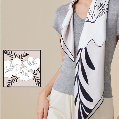 Zijden sjaal (90×90 cm)