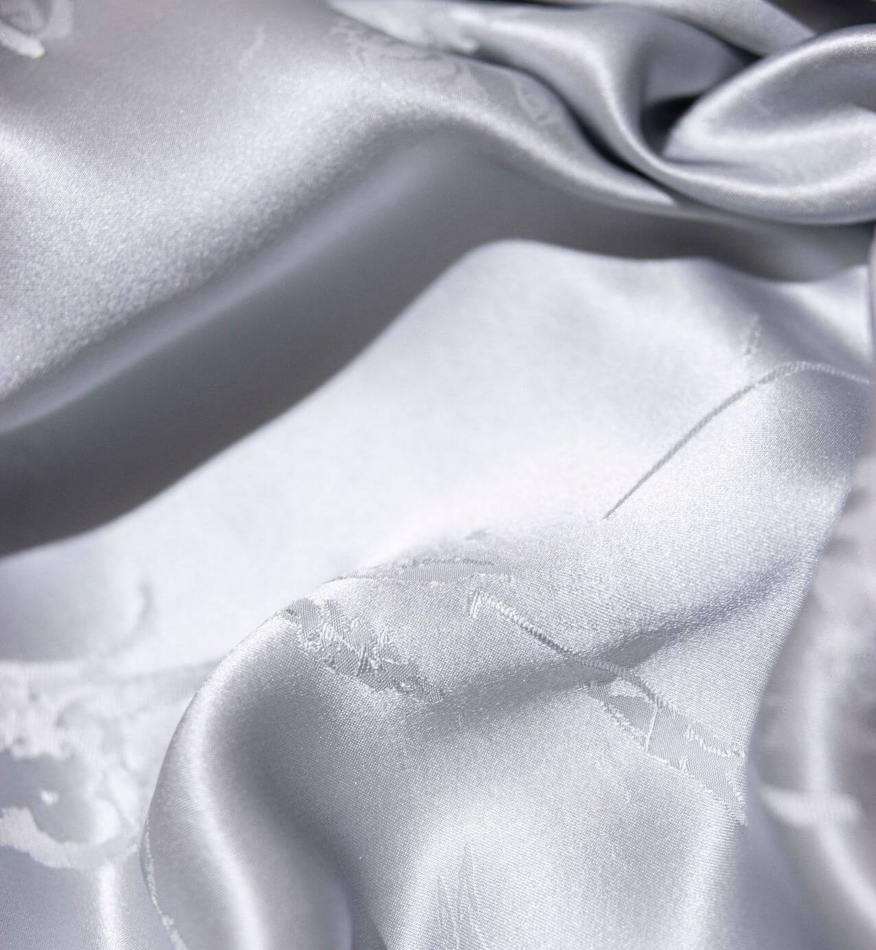 Zijden jacquard broek