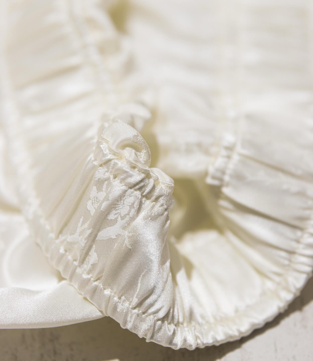 Zijden jacquard broek