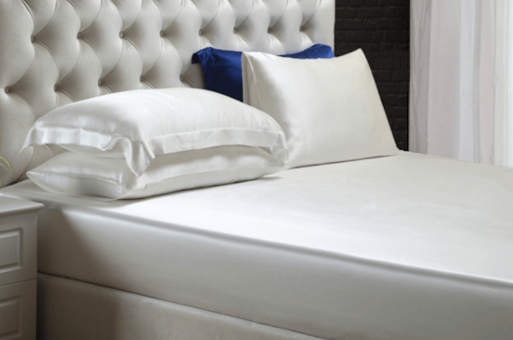 Zijden laken 19 momme bosgroen