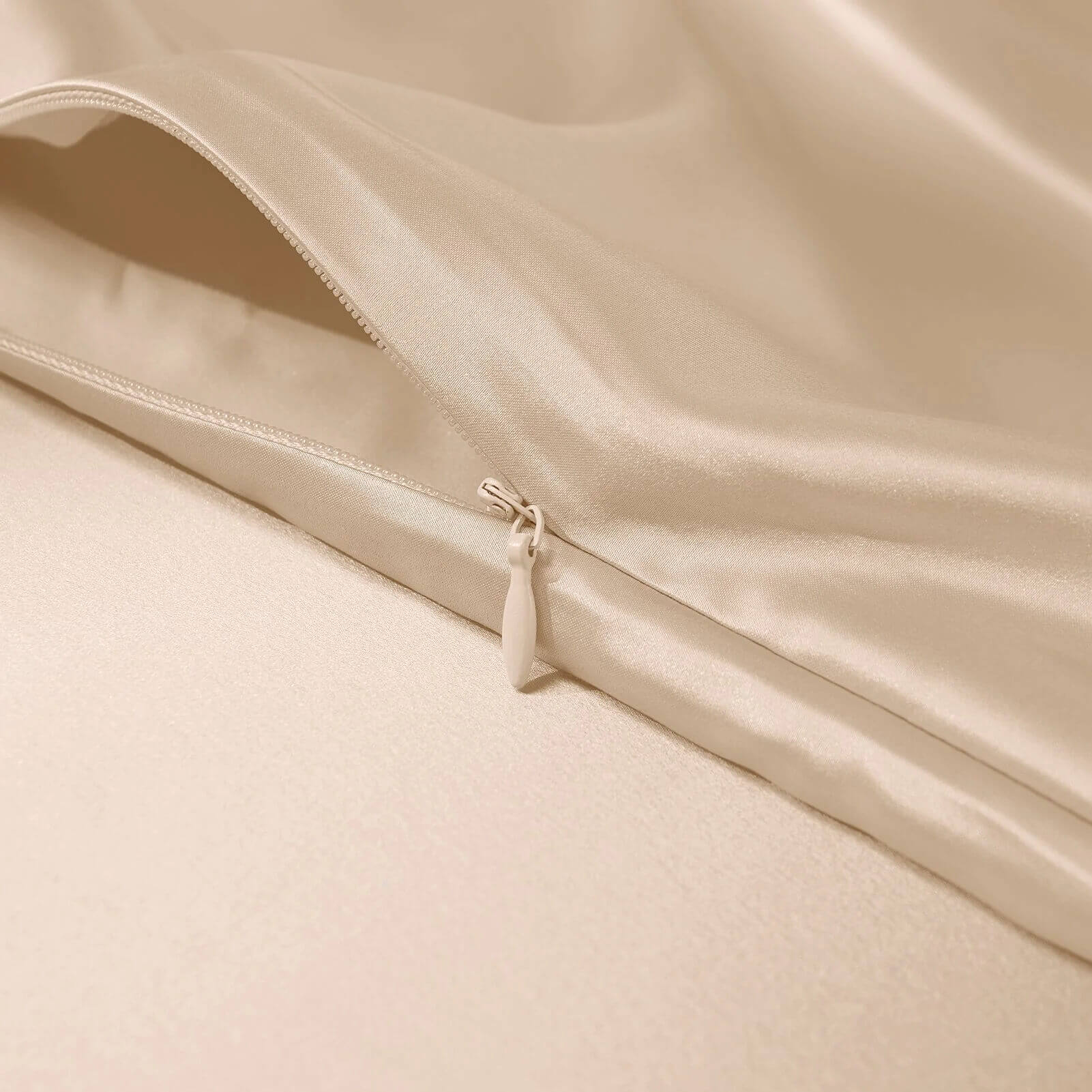 22momme silk pillowcase - no ruffle - Zipper closure