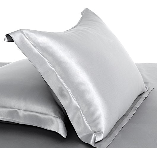 22 momme Oxford silk pillowcase – With flange
