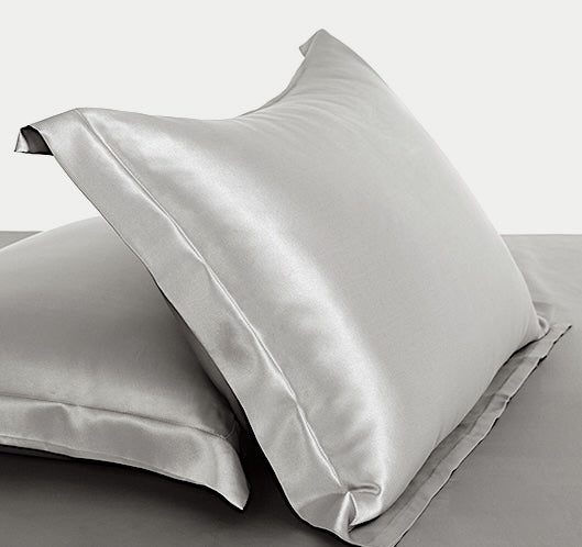 22 momme Oxford silk pillowcase – With flange