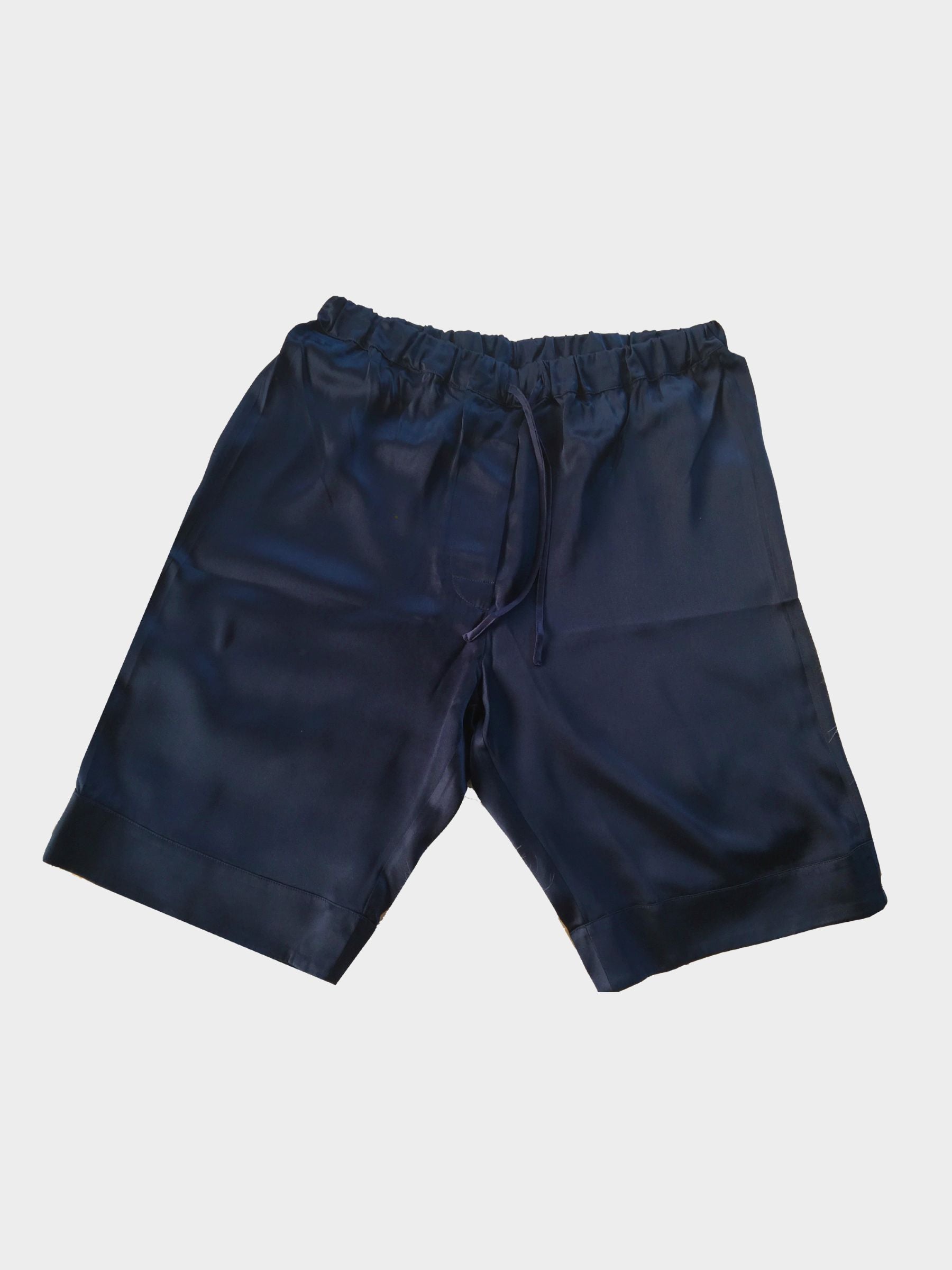 Zijden pyjamashort voor heren