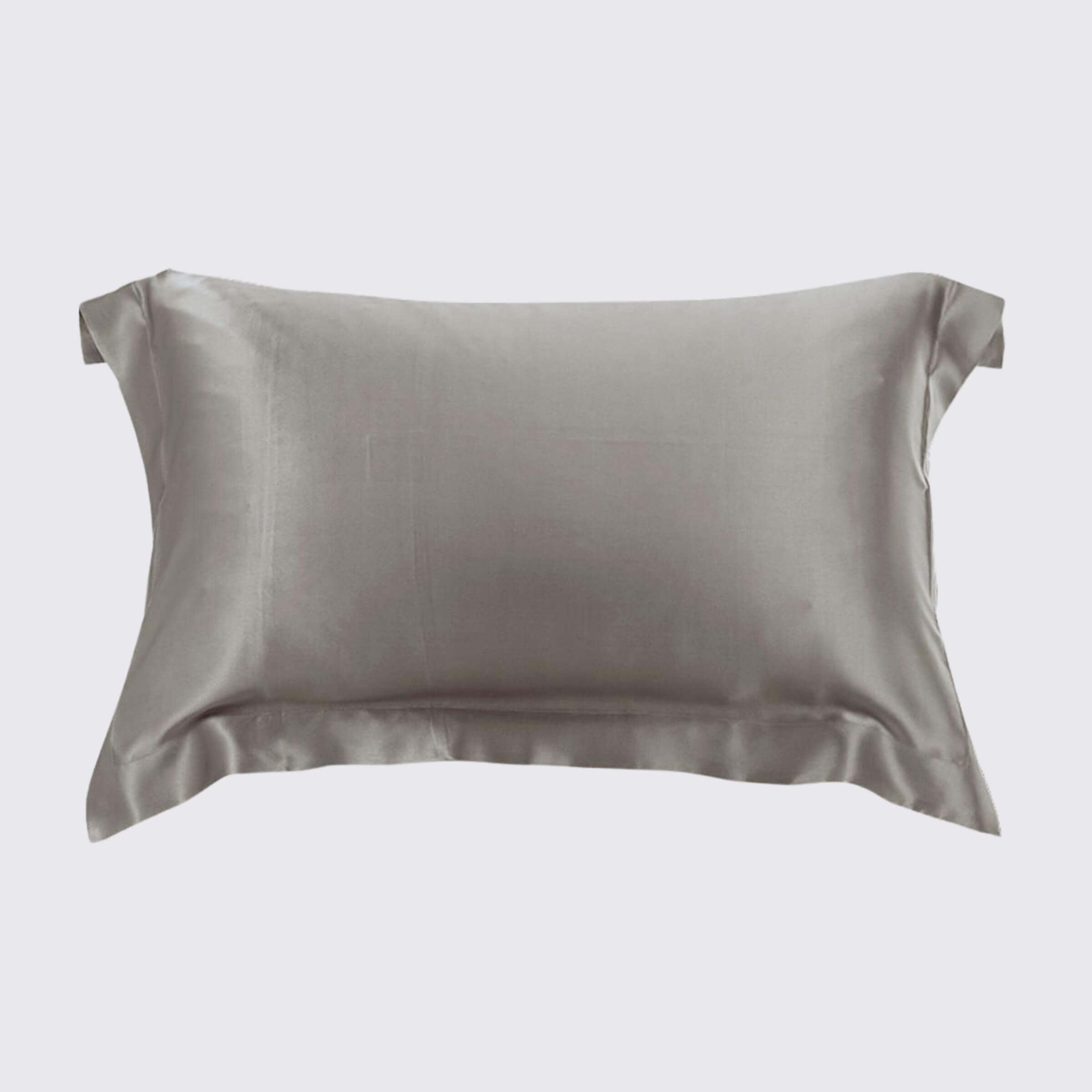 19 momme Oxford silk pillowcase – With ruffle
