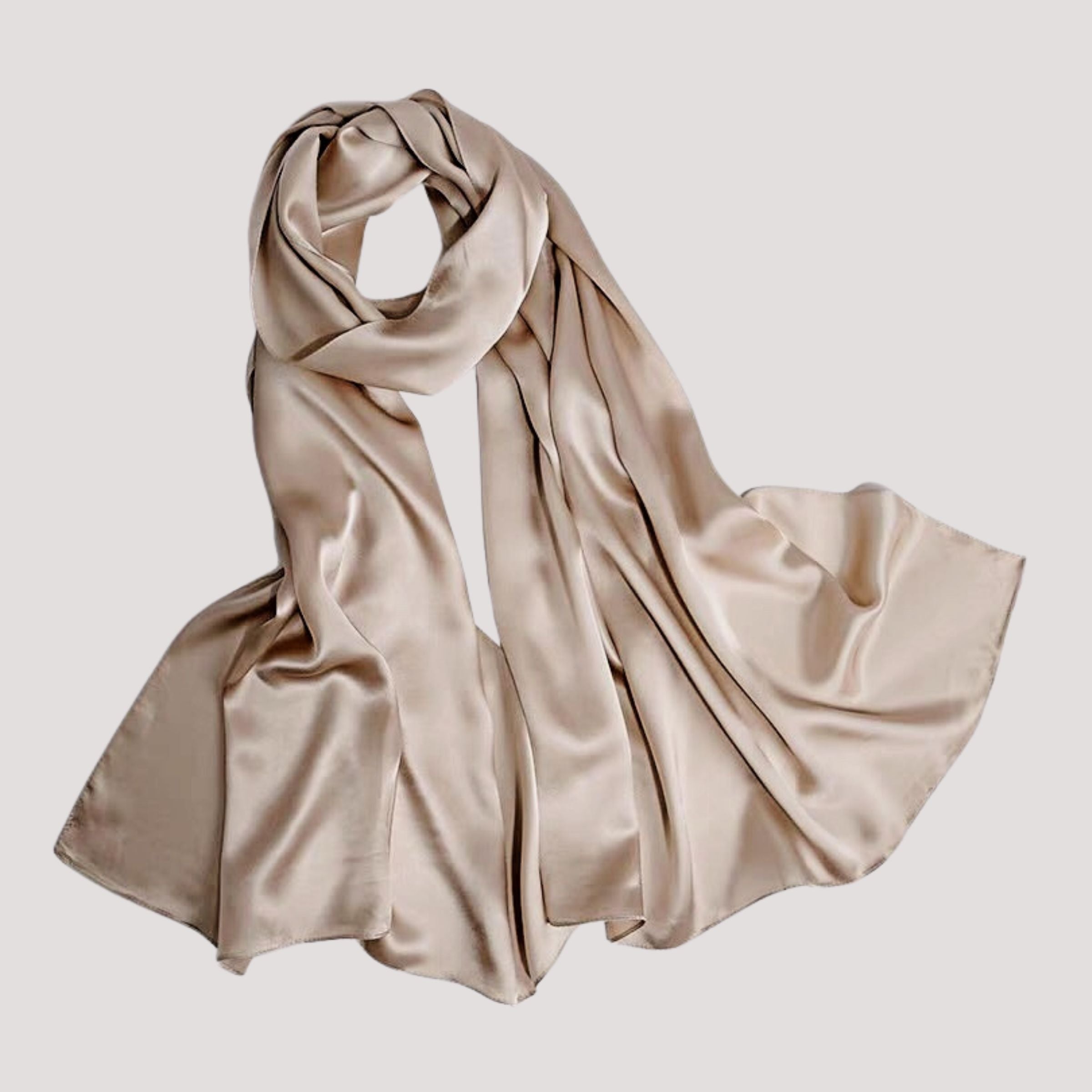 Foulard en soie unie