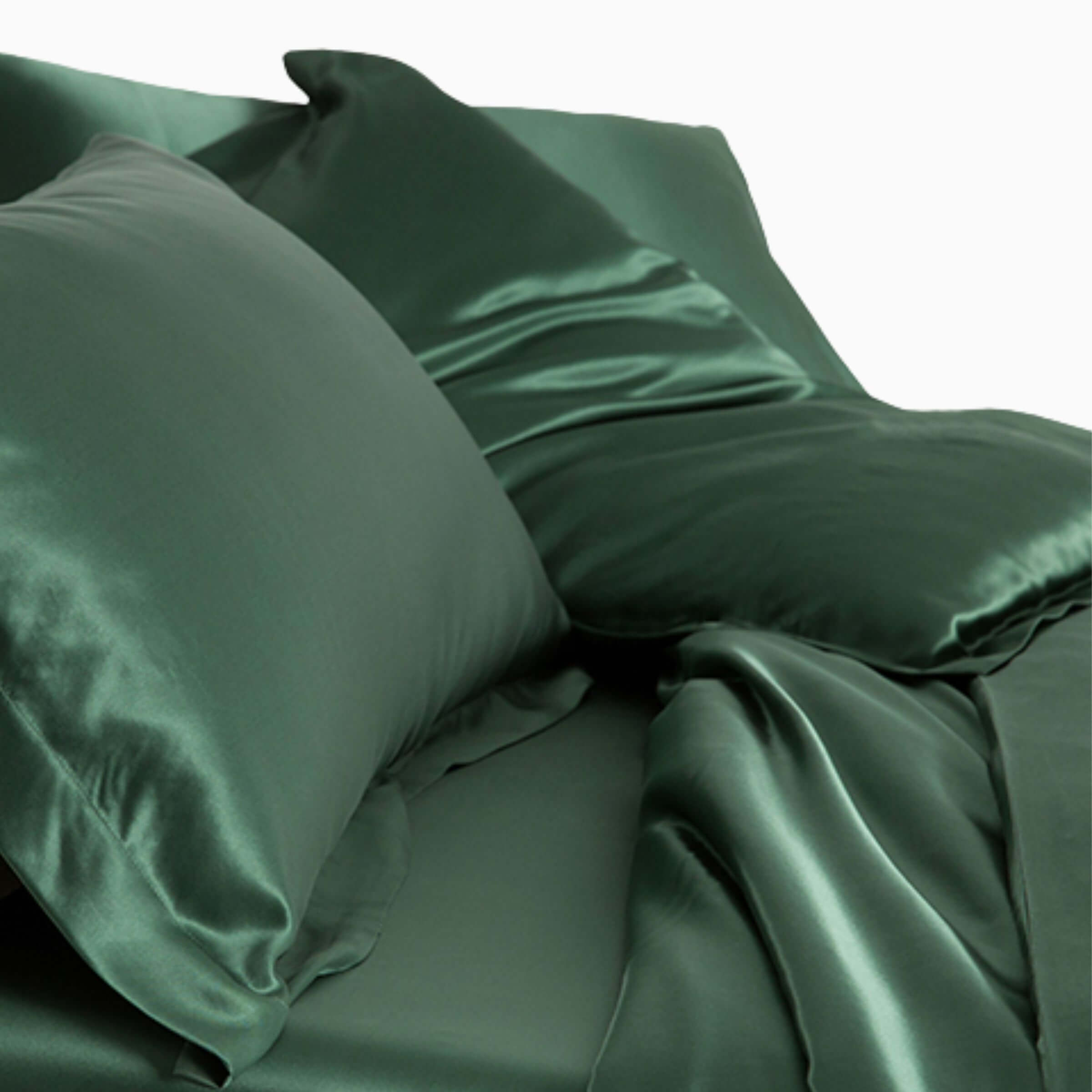 19 momme Oxford silk pillowcase – With ruffle