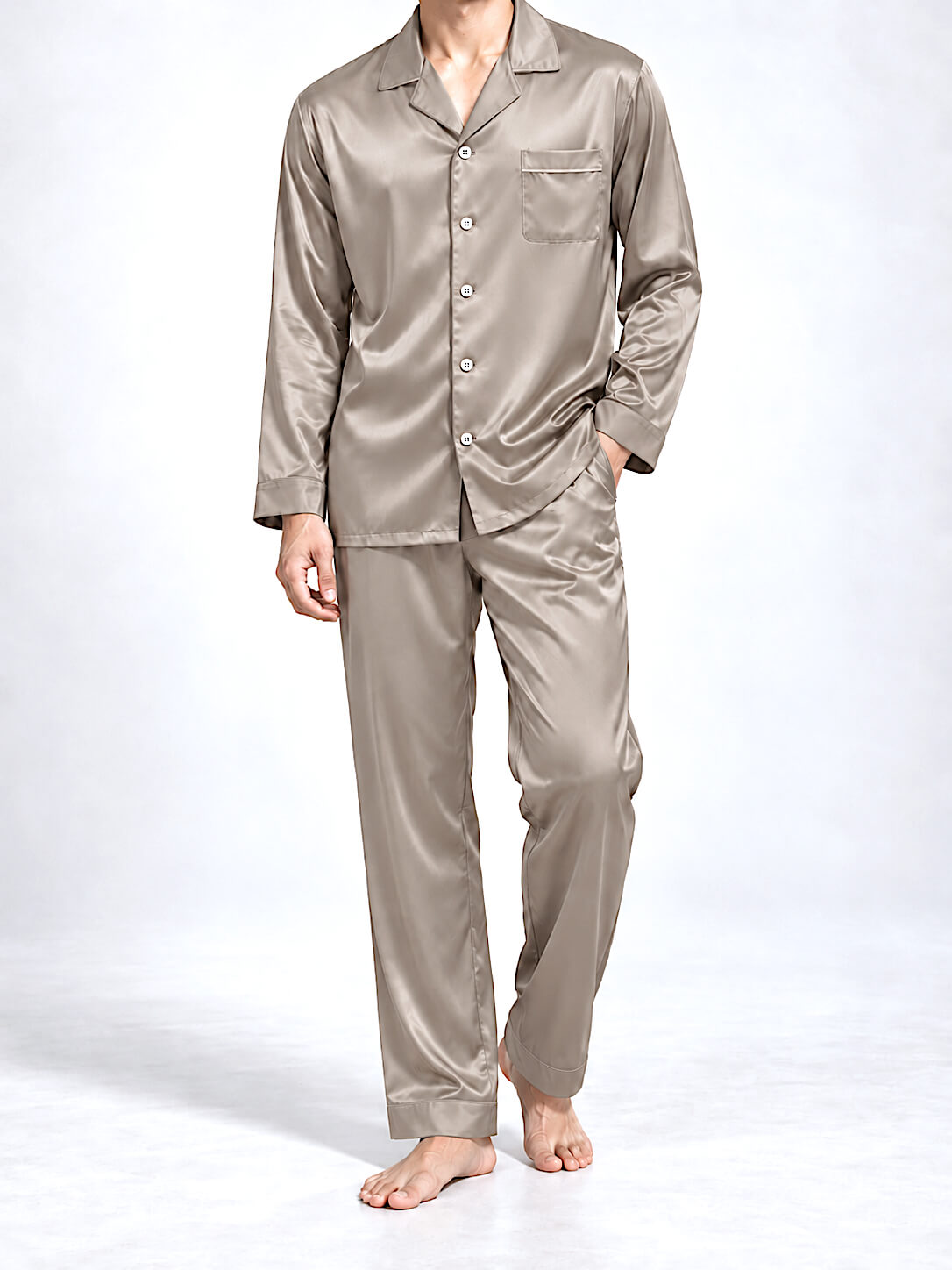 Men's silk pyjamas