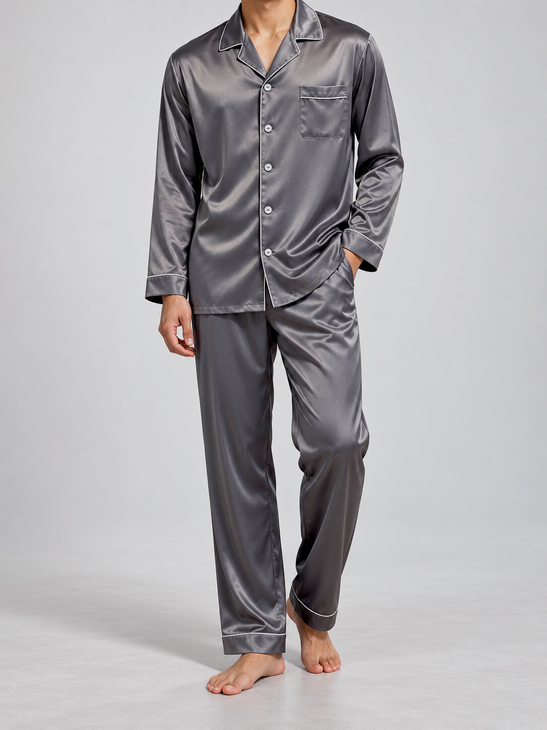 Men's silk pyjamas