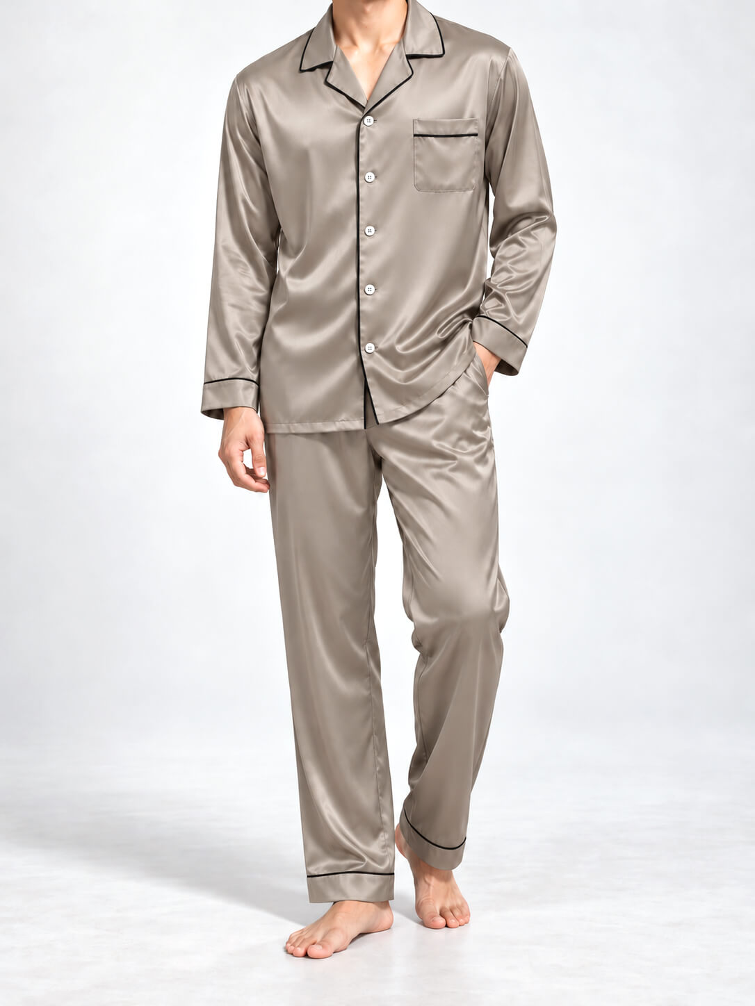 Men's silk pyjamas