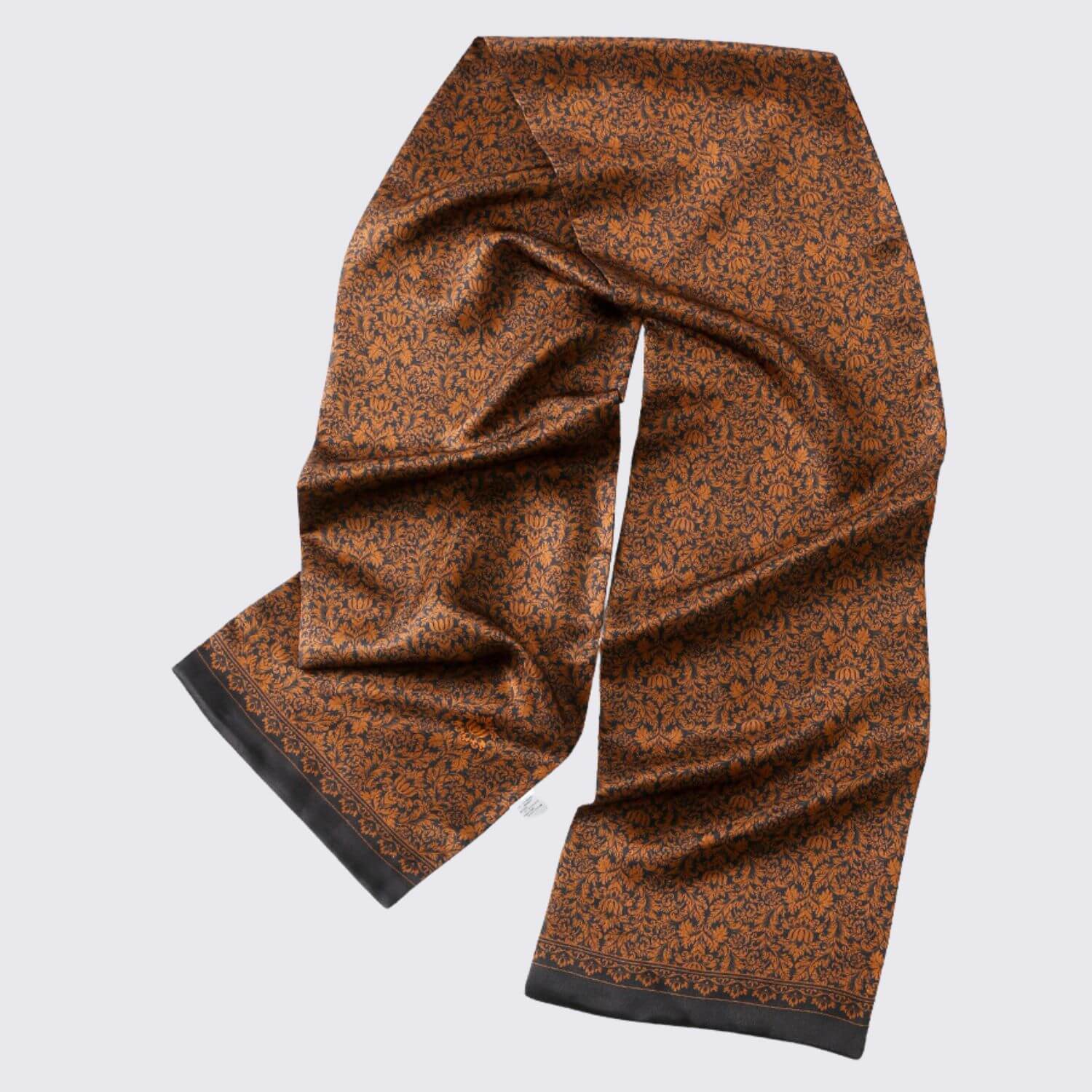 Double-layer men’s silk scarf