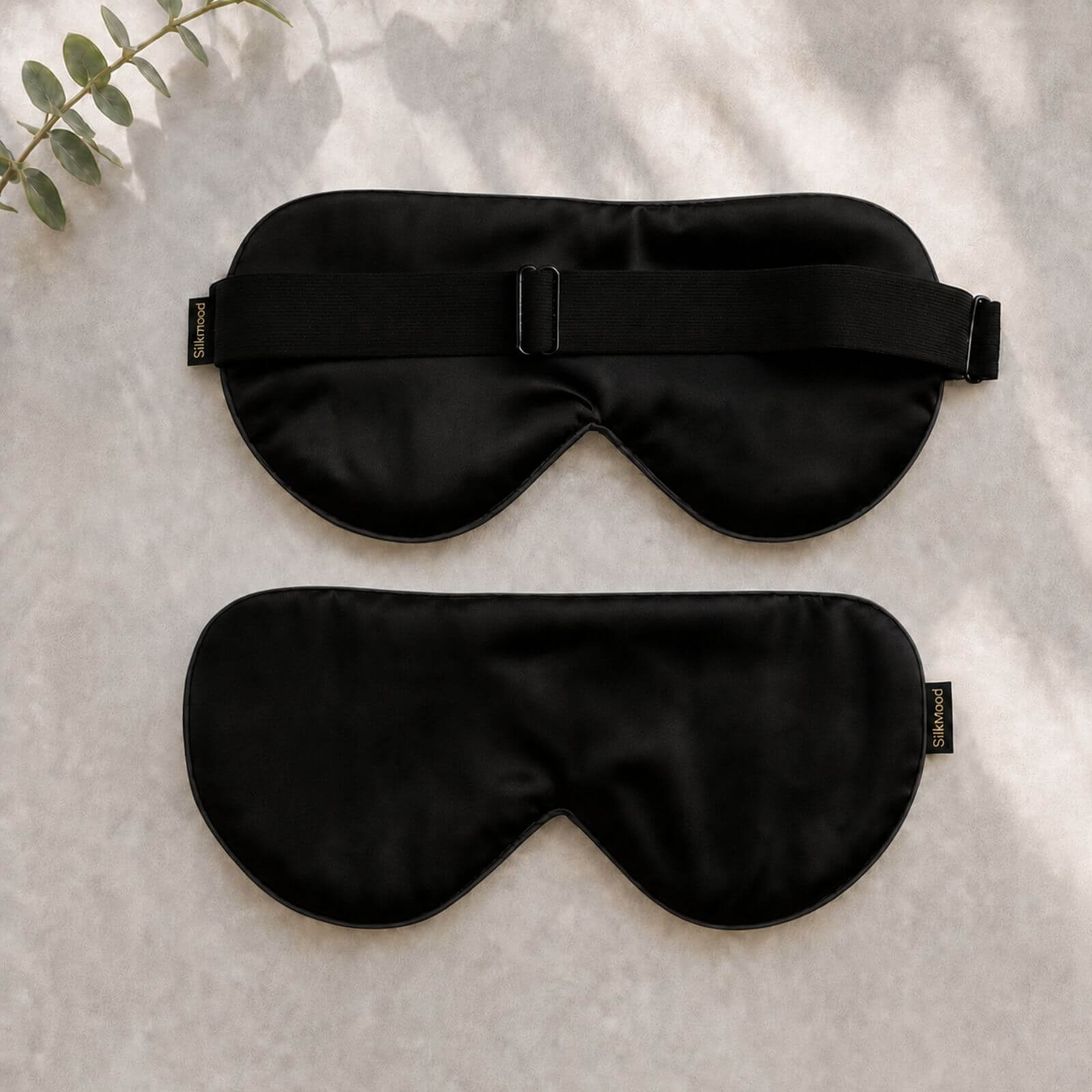 Zijden oogmasker (verstelbare band)