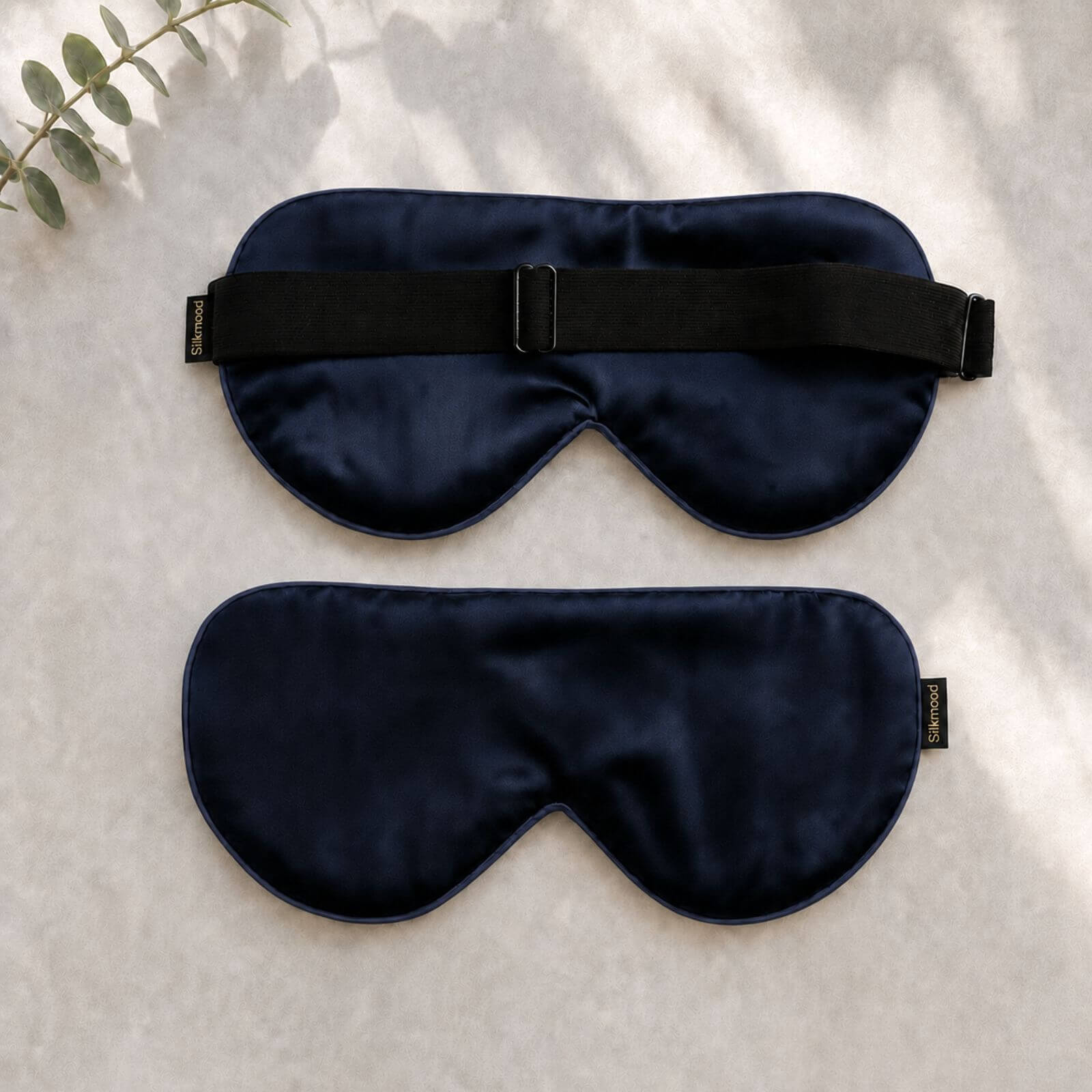 Zijden oogmasker (verstelbare band)