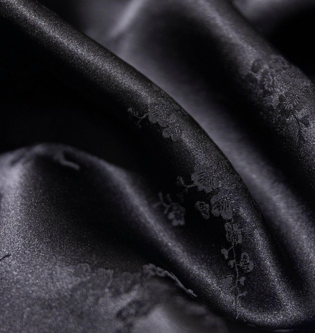 Zijden jacquard broek