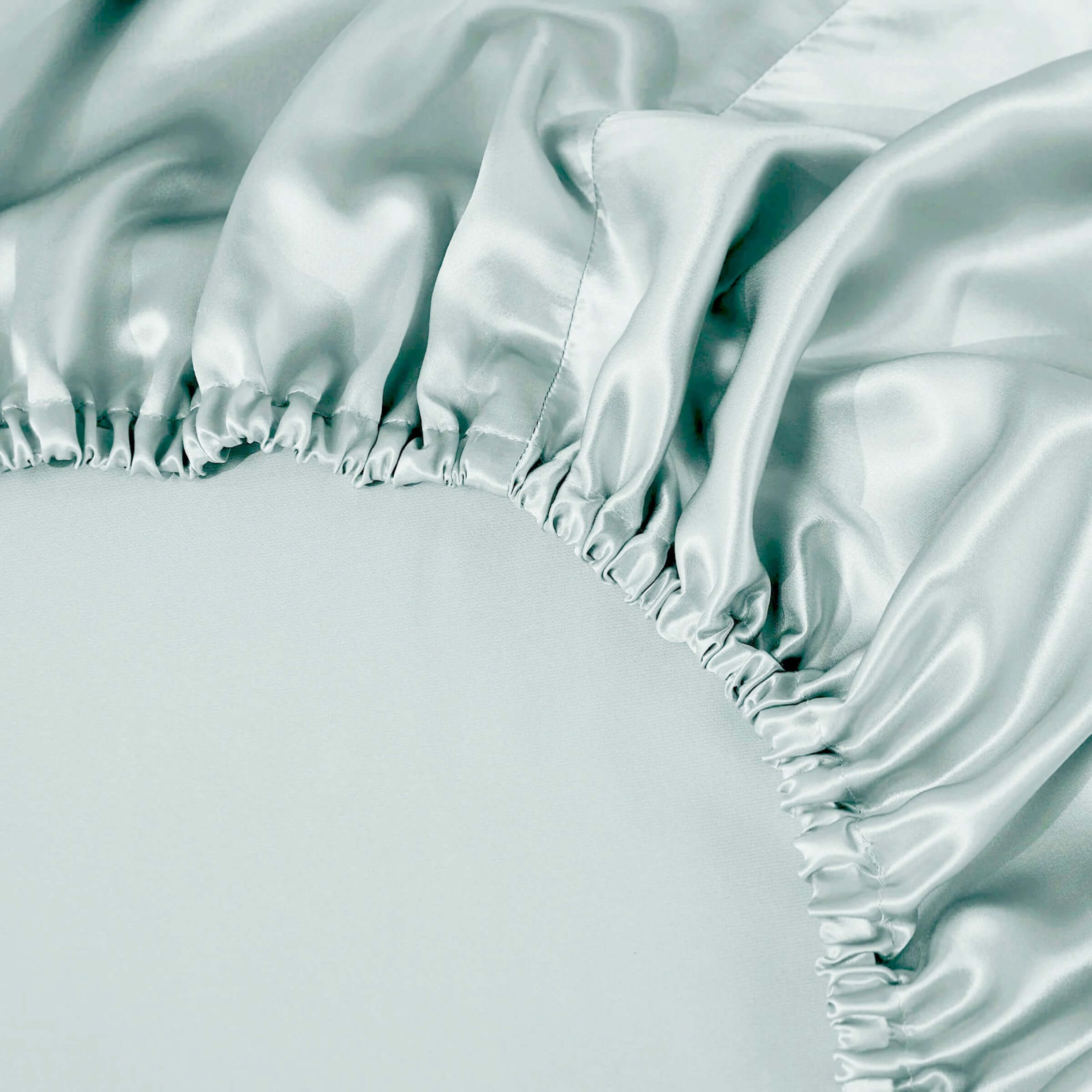 Zijden hoeslaken 22 momme champagne