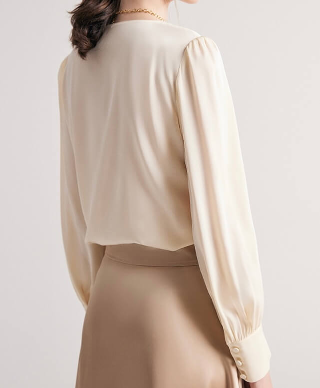 Chemisier en soie pour femmes