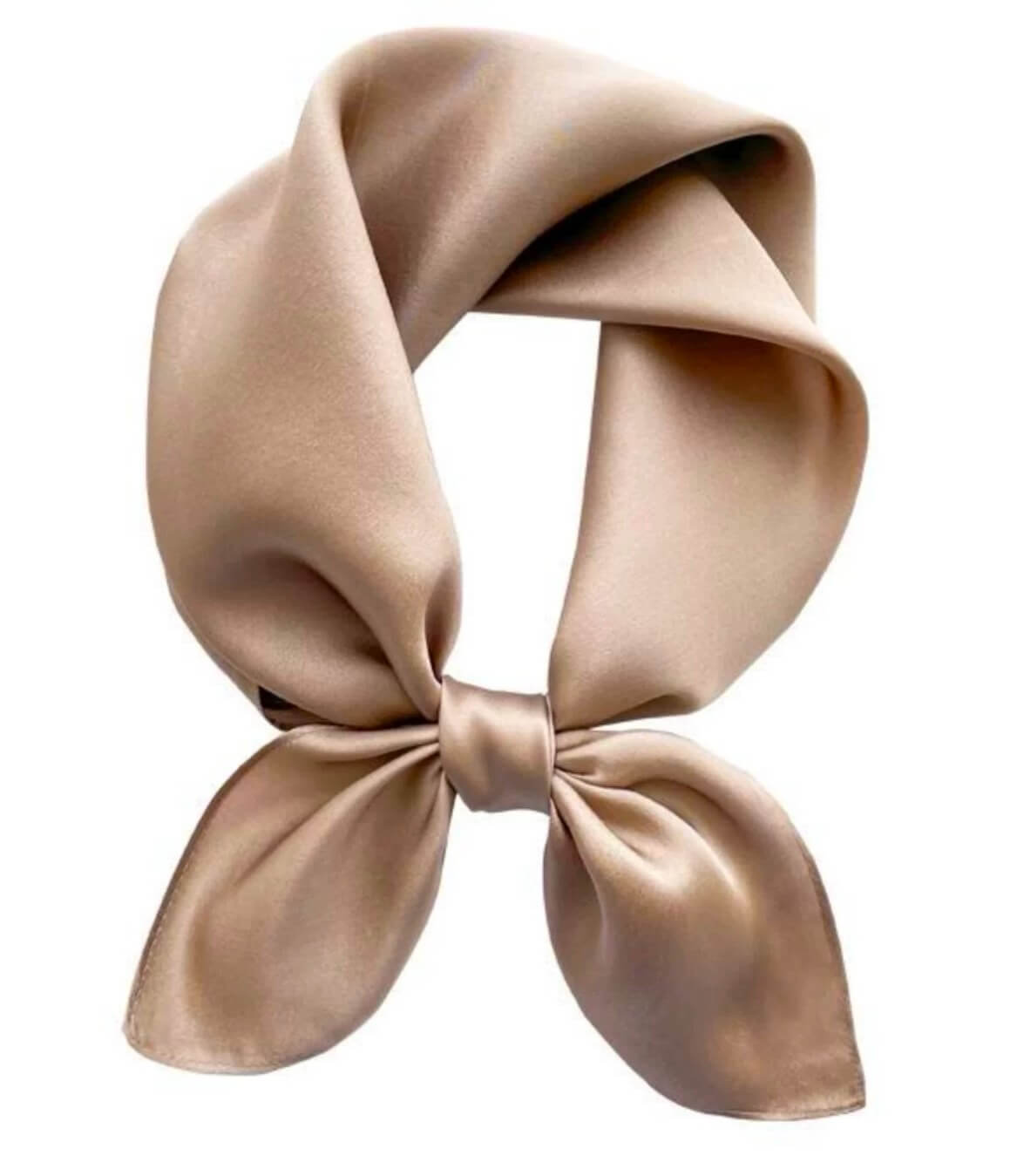 Effen zijden sjaal (vierkant)